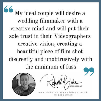 Richard Blake wedding films